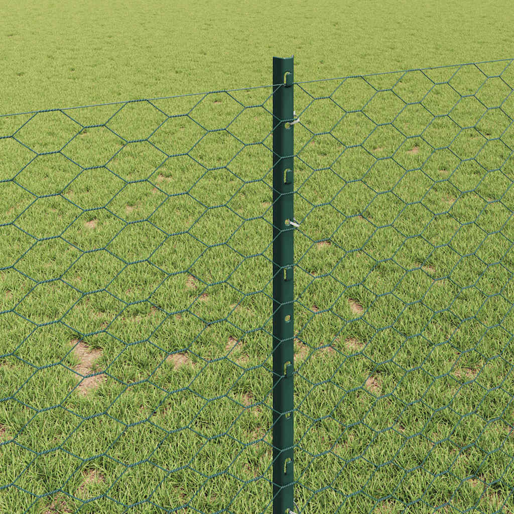 Zavarena žičana ograda 50 x 1 m (Š x V) Čelik premazan PVC-om