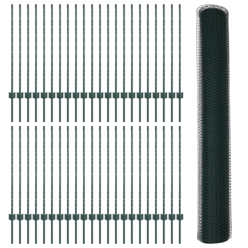 Zavarena žičana ograda 100 x 1 m (Š x V) Čelik premazan PVC-om