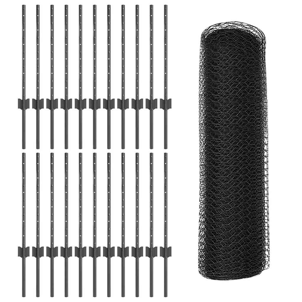 Zavarena žičana ograda 50 x 0,6 m (Š x V) Čelik premazan PVC-om