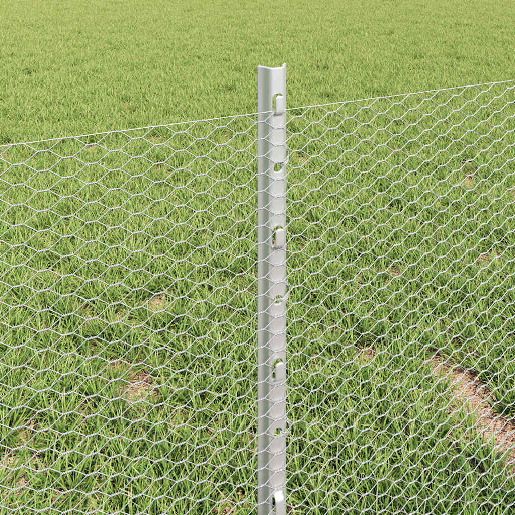 Zavarena žičana ograda 50 x 0,4 m (Š x V) Vruće pocinčani čelik