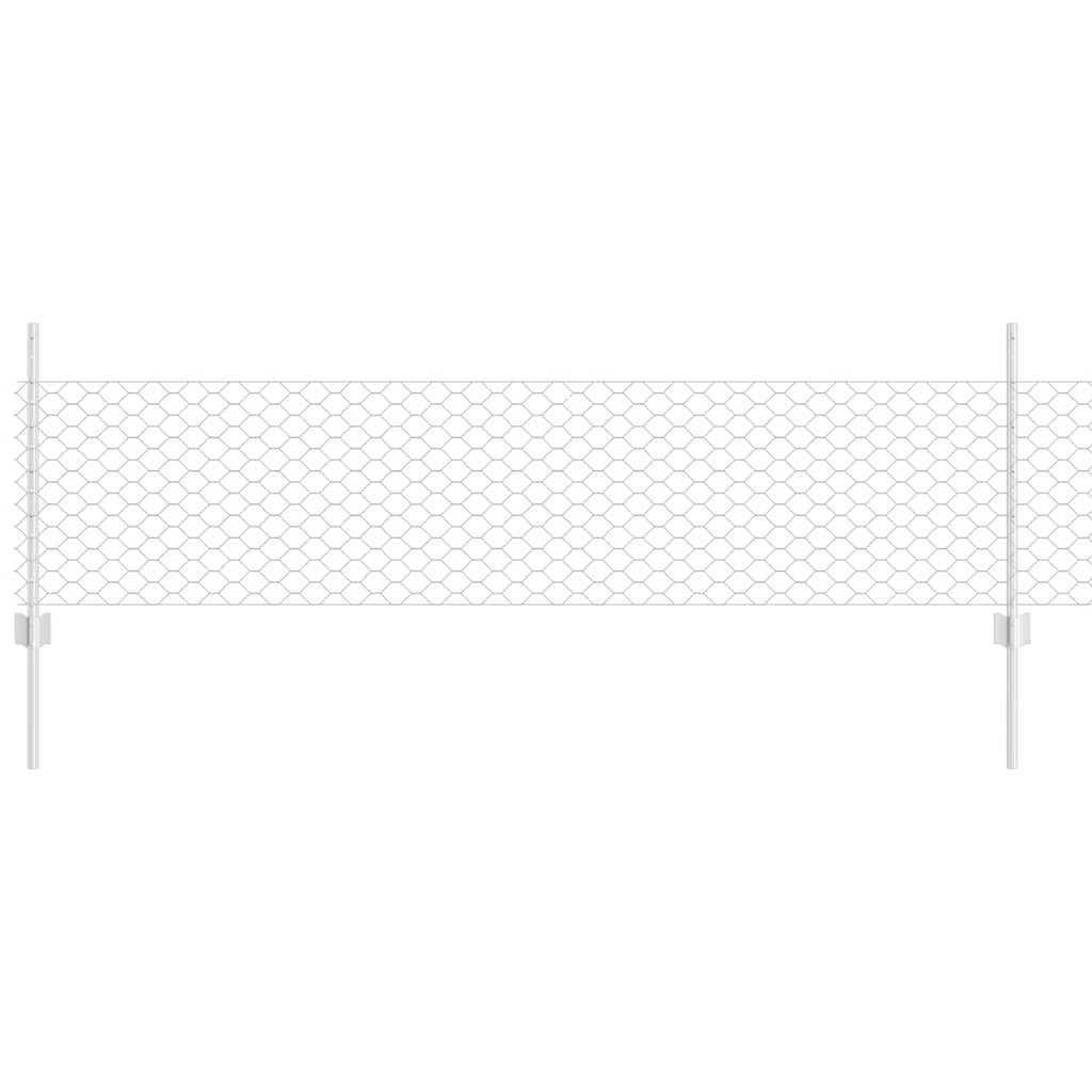 Zavarena žičana ograda 50 x 0,5 m (Š x V) Vruće pocinčani čelik