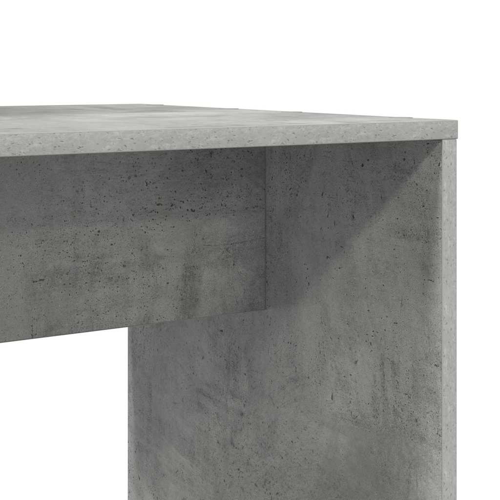 Stol Betonski sivi 138,5 x 55 x 143 cm Konstruirano drvo