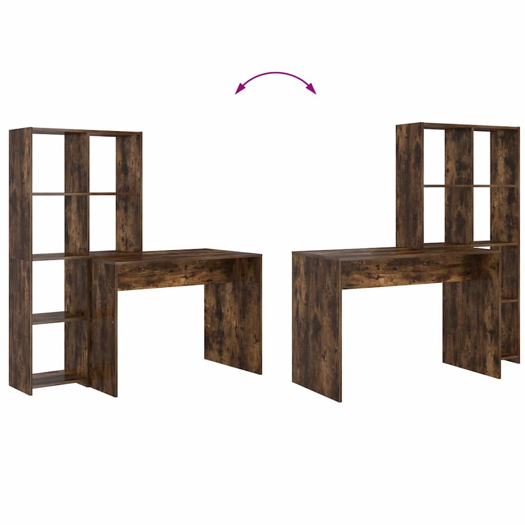 Stol Dimljeni hrast 138,5 x 55 x 143 cm Konstruirano drvo