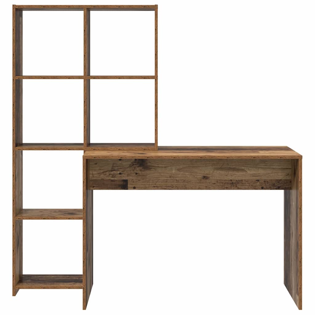 Stol s policom Staro drvo 138,5 x 55 x 143 cm Konstruirano drvo