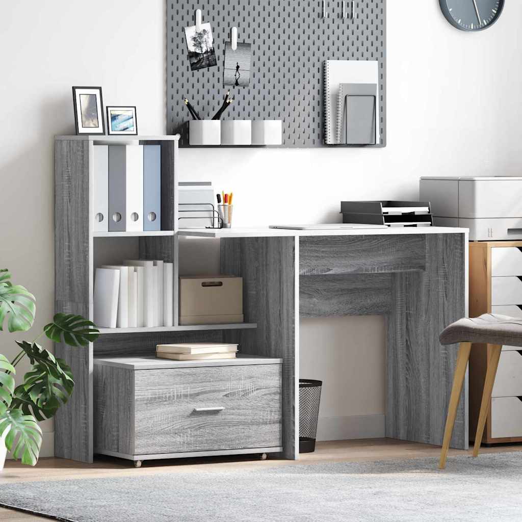 Stol Siva Sonoma 131,5 x 50 x 106,5 cm Konstruirano drvo