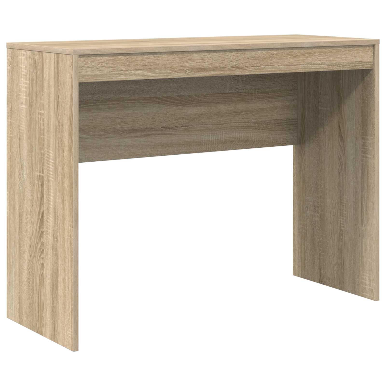 Stol s ladicama s policom s pohranom 2 pcs Sonoma hrast