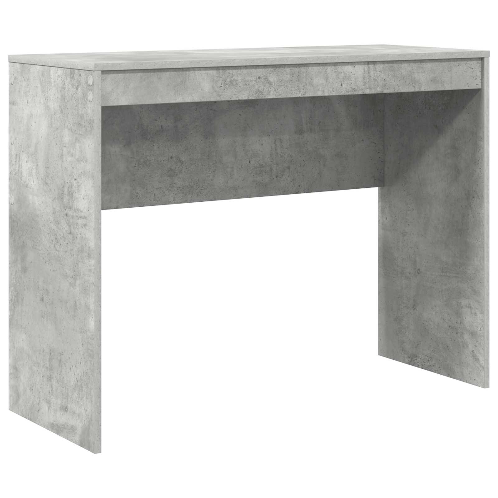 Stol s ladicama s policom s pohranom 2 pcs Betonski sivi