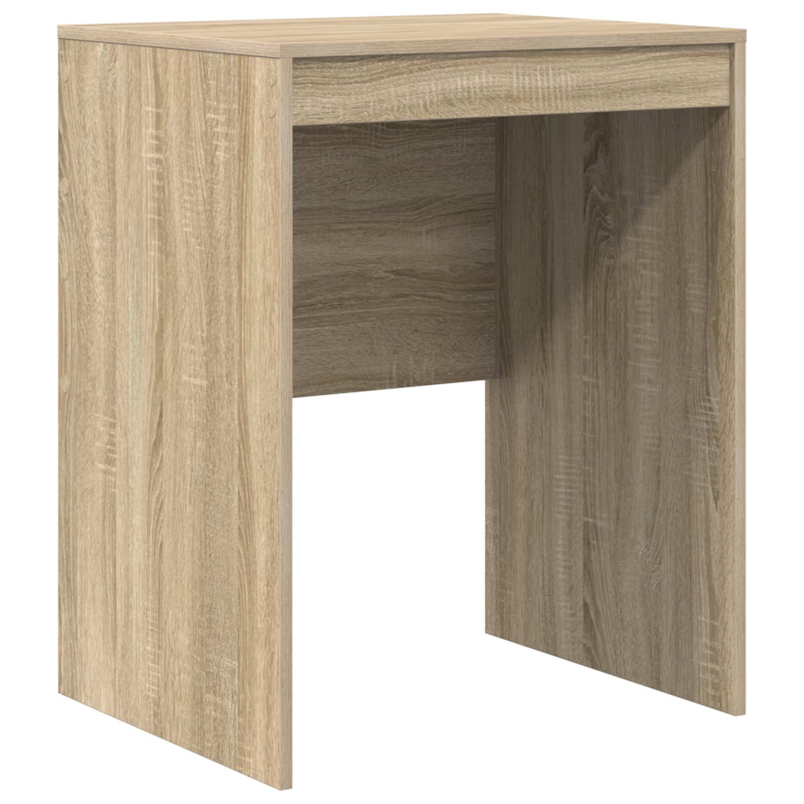 Stol s ladicama s policom s pohranom 2 pcs Sonoma hrast