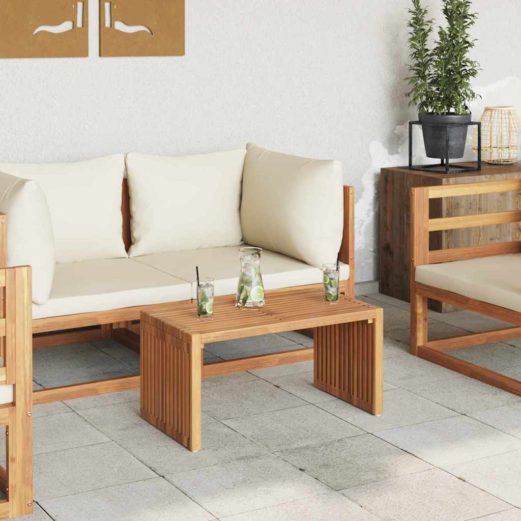 Vrtni bočni stol Smeđa 70 x 37,5 x 35,5 cm Čvrsto teak drvo