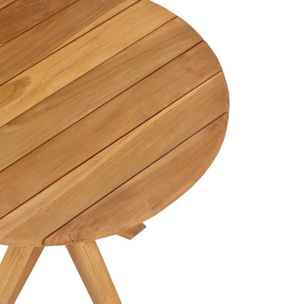 Bocni stol Smeđa 55 x 55 x 51 cm Čvrsto teak drvo