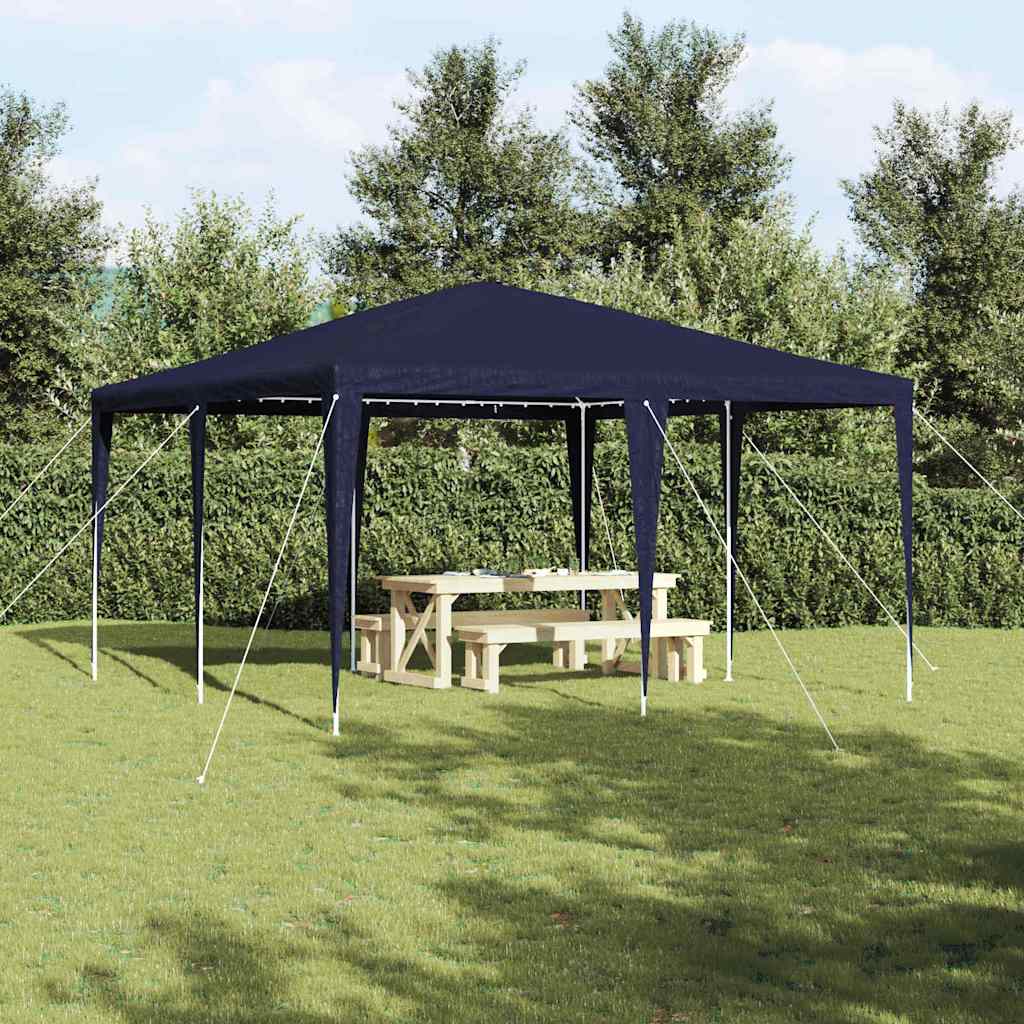 Šator za zabave Plava 400 x 400 x 266 cm Polietilen i čelik