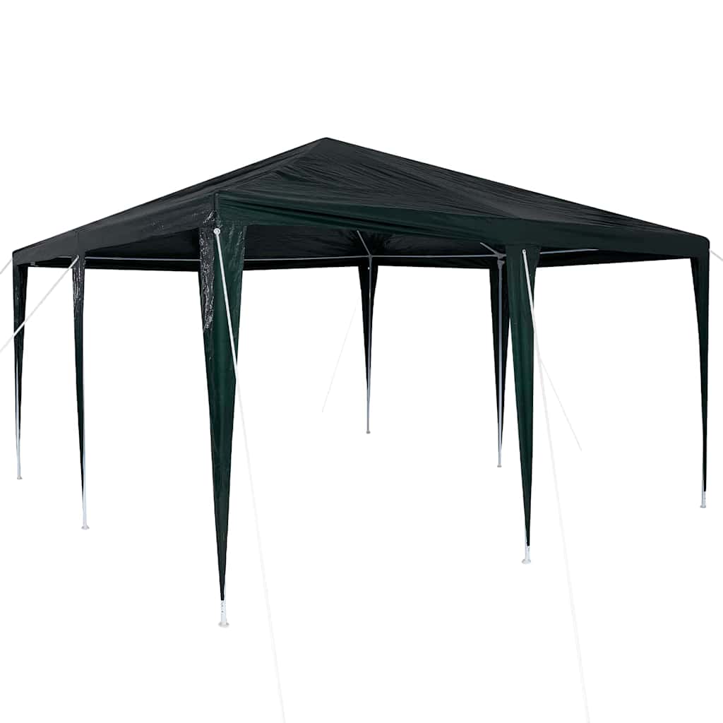 Šator za zabave Zelena 400 x 400 x 266 cm Polietilen i čelik
