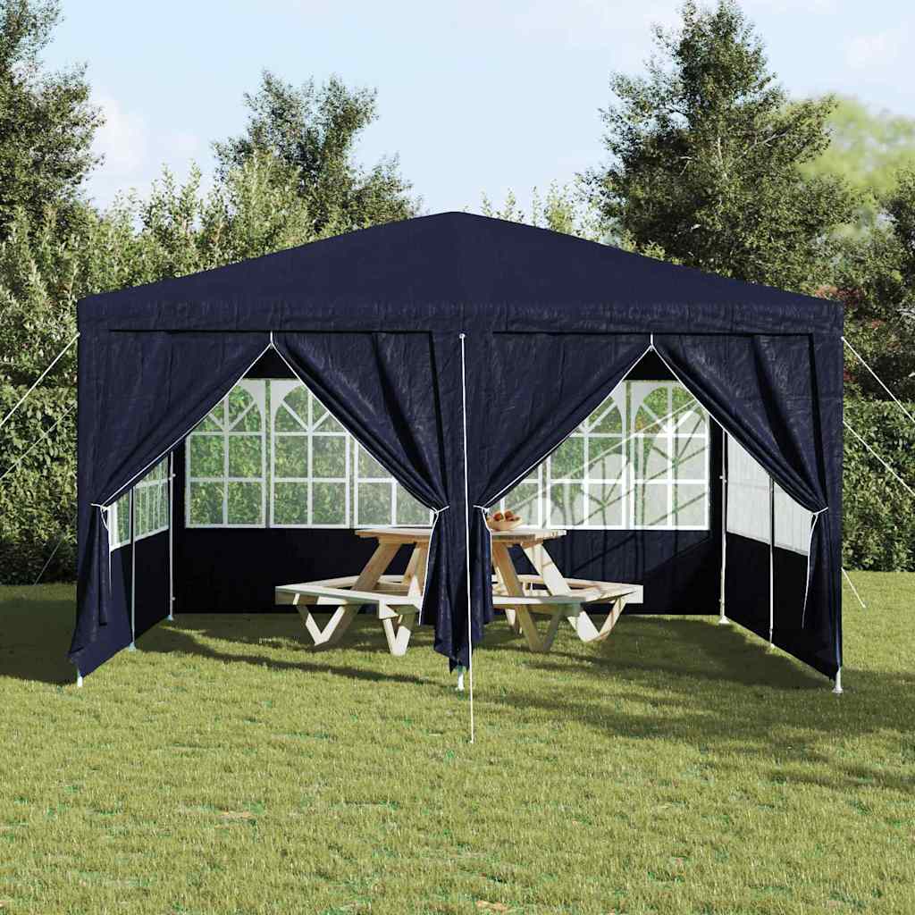 Šator za zabave Plava 400 x 400 x 266 cm Polietilen