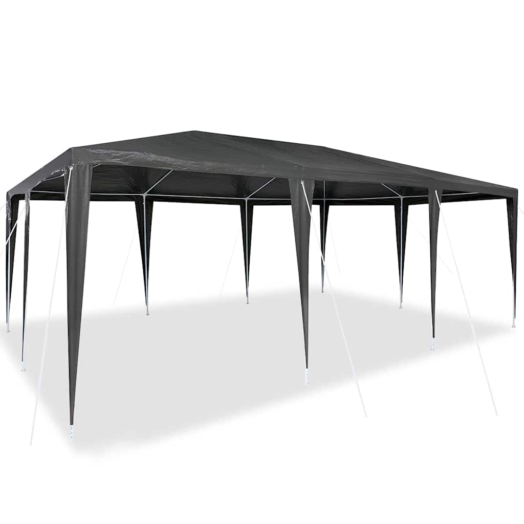Šator za zabave Antracit 600 x 400 x 266 cm Polietilen i čelik
