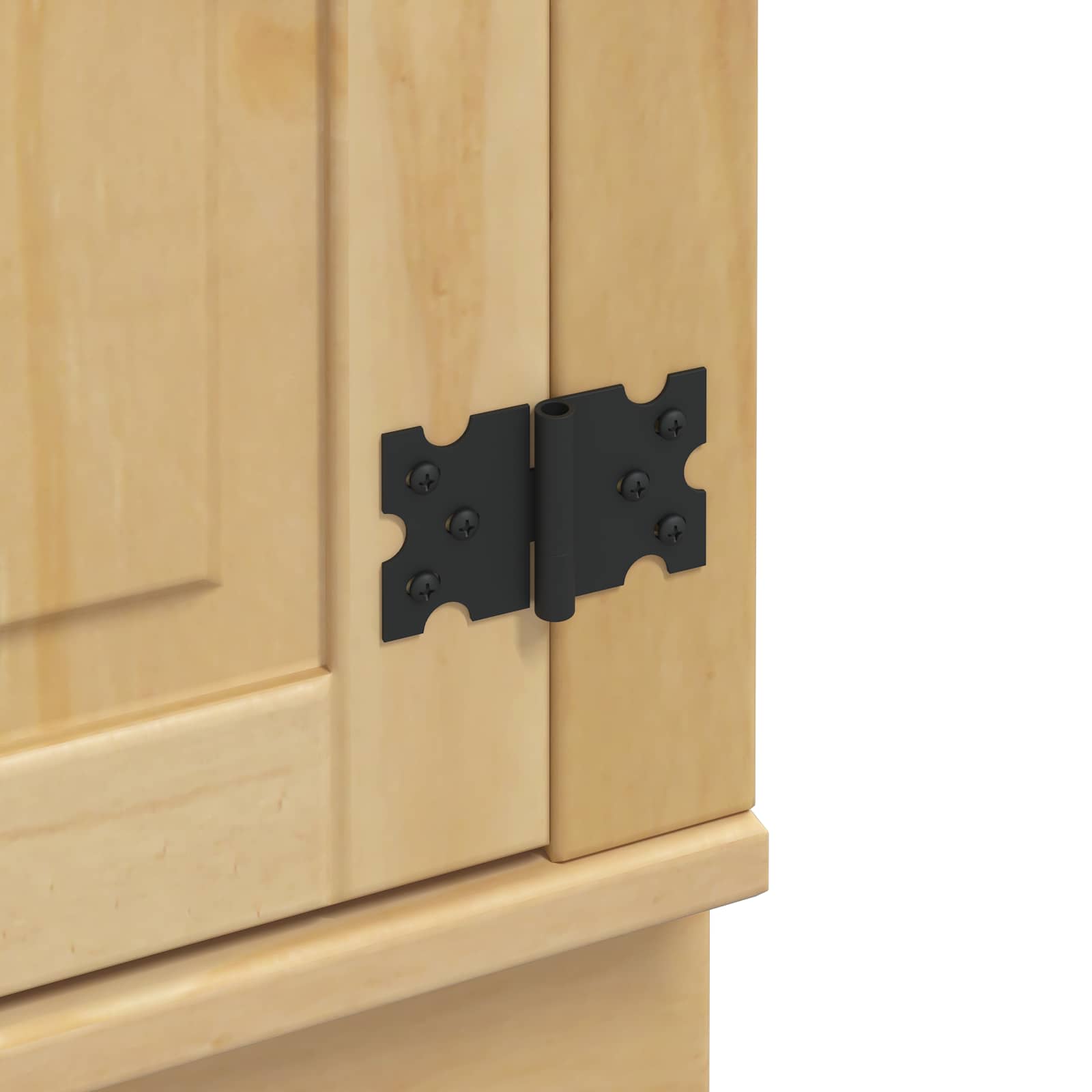Cabinet SKI Medeno Smeđa 80 x 46 x 81,5 cm Čvrsto borovo drvo