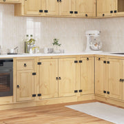 Cabinet SKI Medeno Smeđa 80 x 46 x 81,5 cm Čvrsto borovo drvo