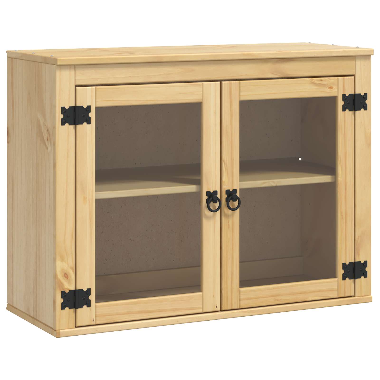 Cabinet SKI Medeno Smeđa 80 x 32 x 60 cm Čvrsto borovo drvo