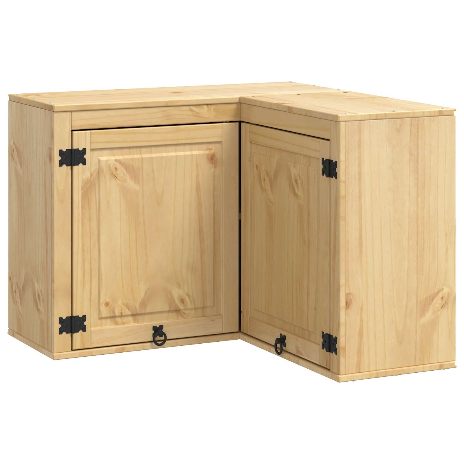 Cabinet SKI Medeno Smeđa 80 x 80 x 60 cm Čvrsto borovo drvo