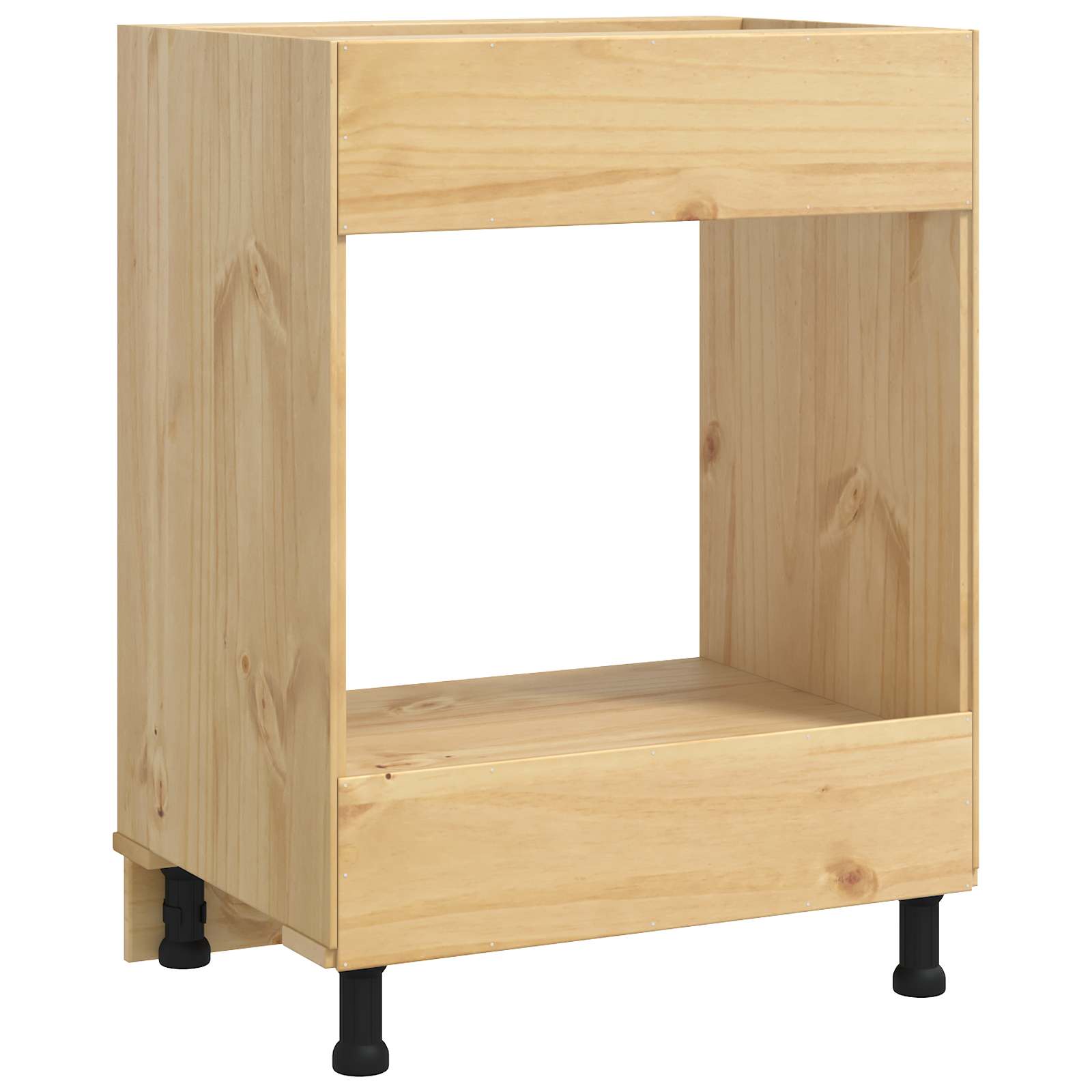 Cabinet SKI Medeno Smeđa 60 x 46 x 81 cm Čvrsto borovo drvo