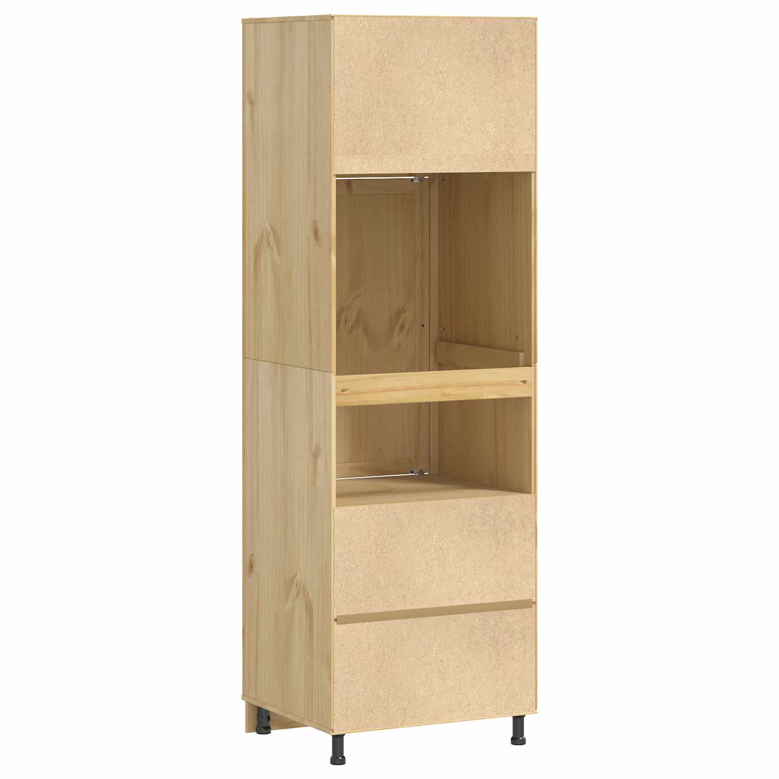 Cabinet SKI Medeno Smeđa 66 x 58 x 207 cm Čvrsto borovo drvo