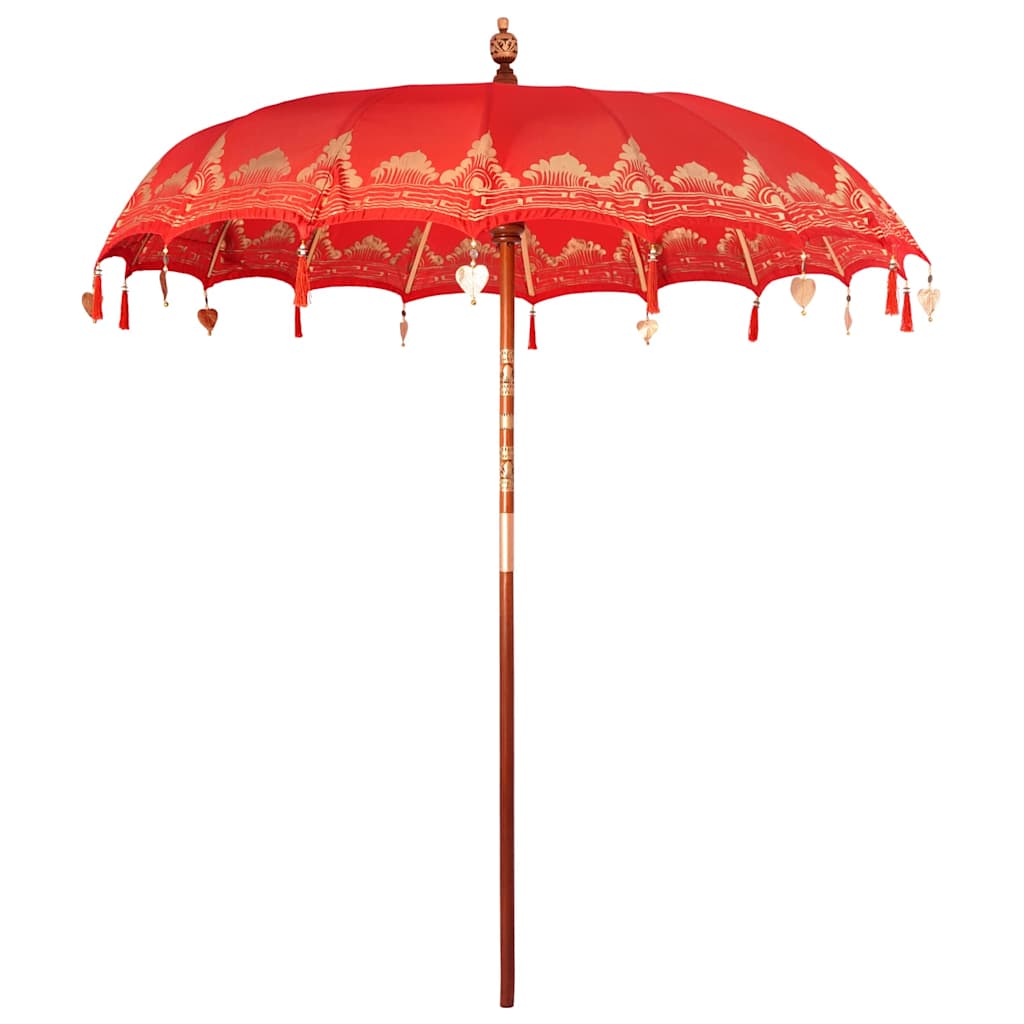 Balineški Parasol Crvena 215 x 215 x 260 cm