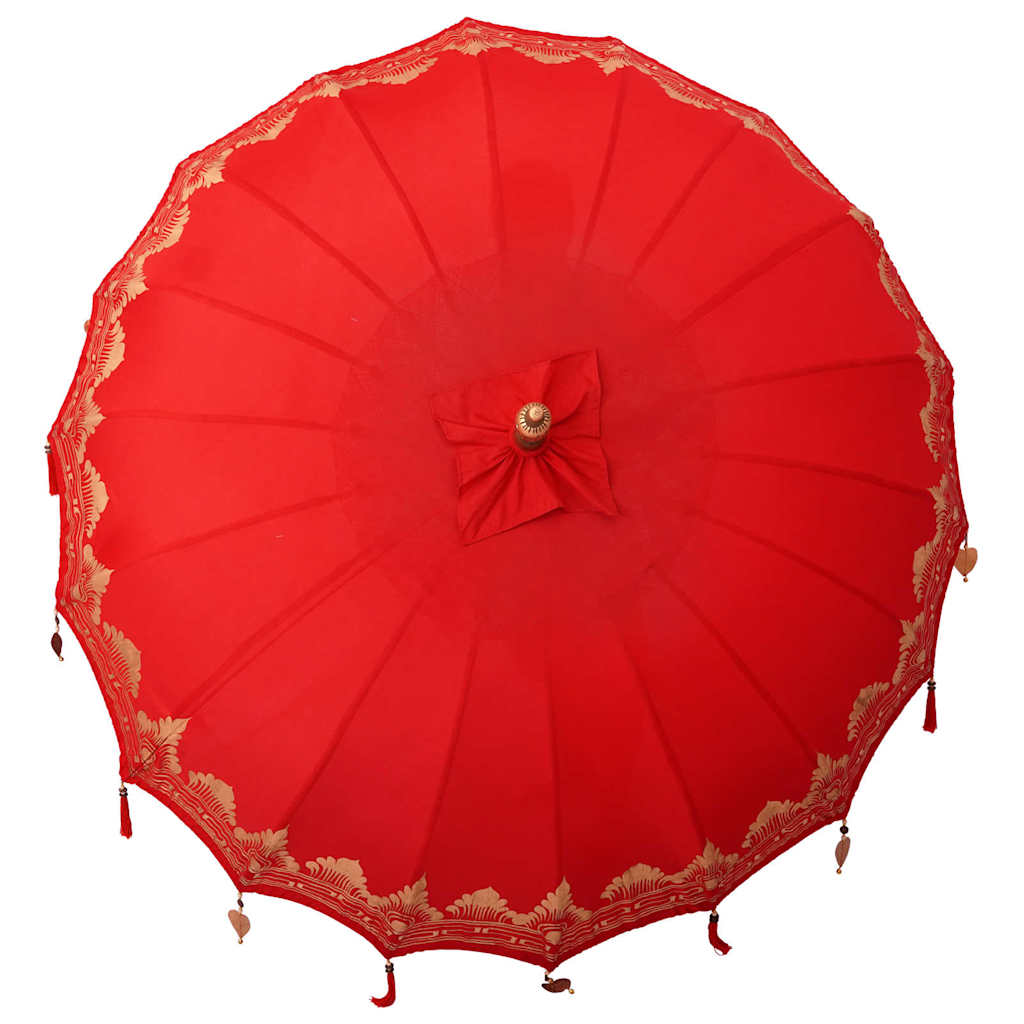 Balineški Parasol Crvena 215 x 215 x 260 cm