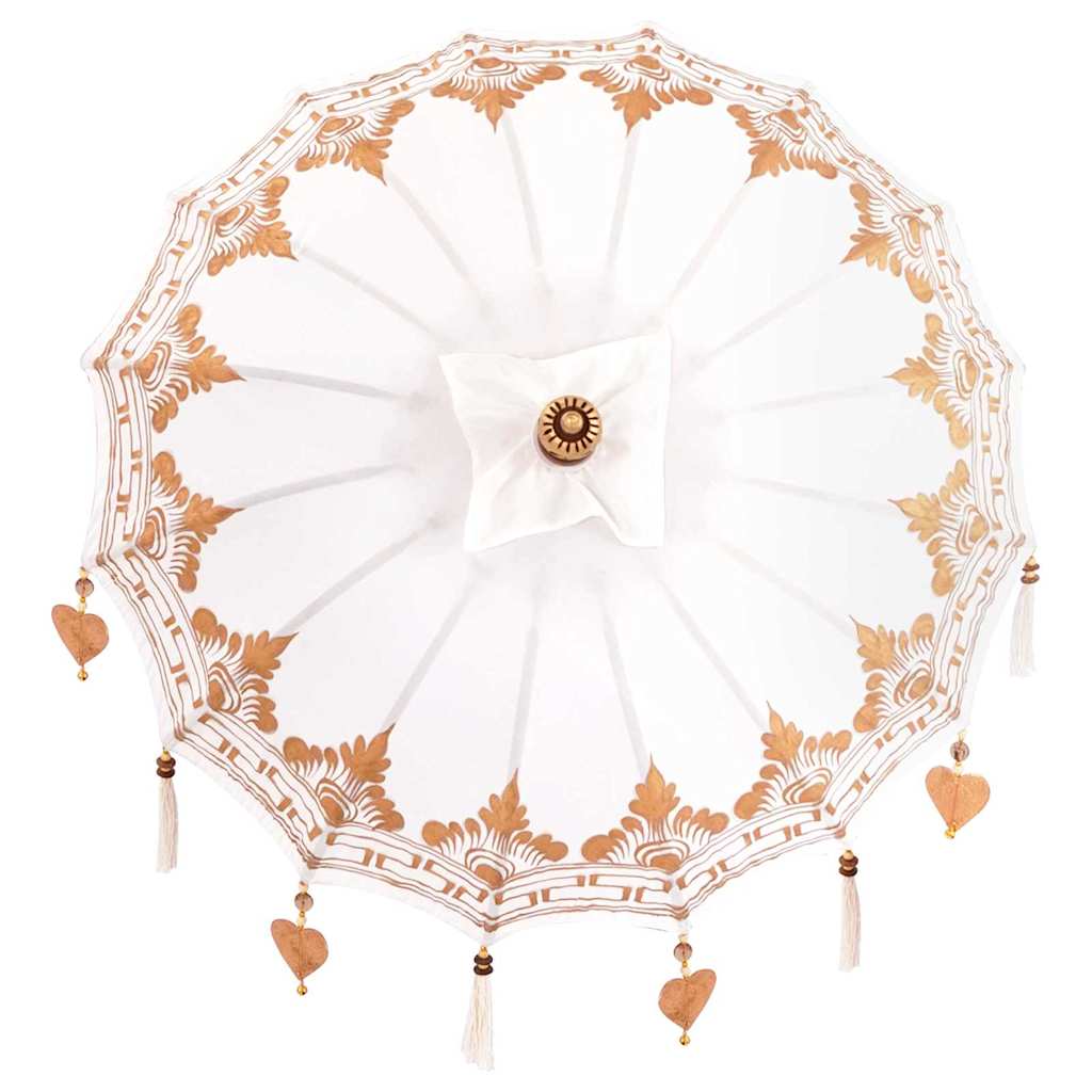 Balineški Parasol Krema 125 x 125 x 260 cm