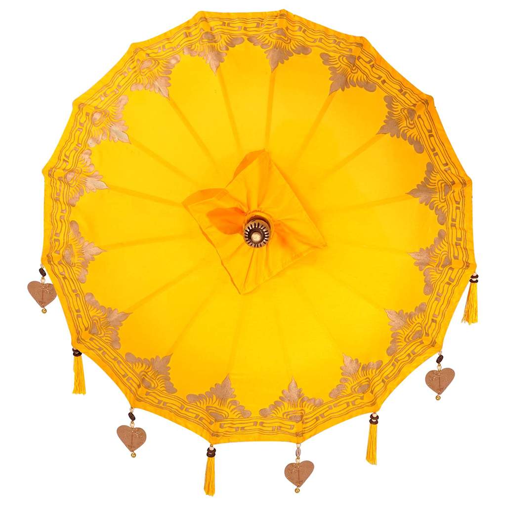 Balineški Parasol Žuta 125 x 125 x 260 cm