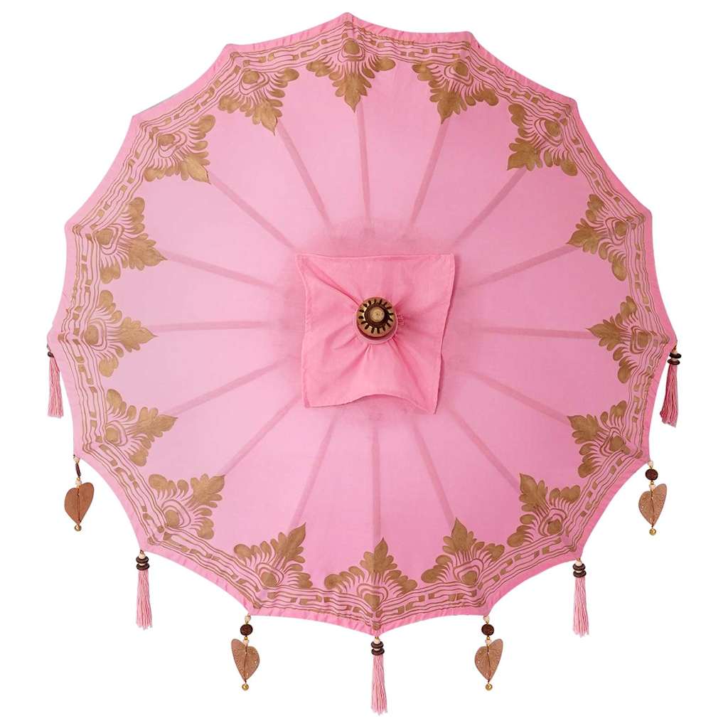 Balineški Parasol Ružičasta 125 x 125 x 260 cm