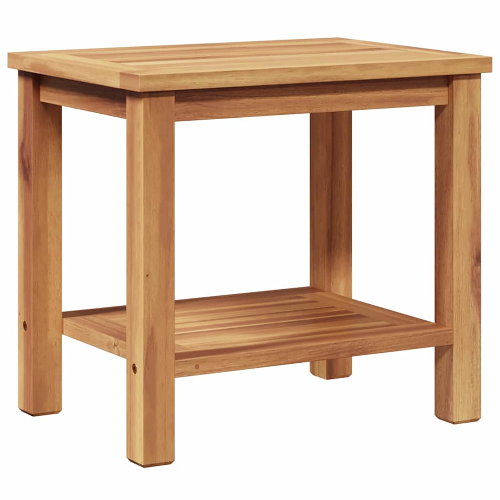 Kava Stol s pohranom Smeđa 50 x 35 x 45 cm Čvrsto teak drvo