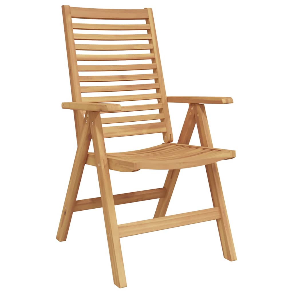 Stolica 2 pcs Smeđa 64.5 x 52 x 108 cm Čvrsto teak drvo