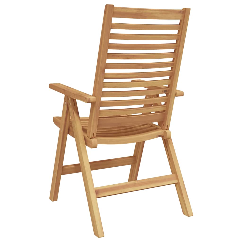 Stolica 2 pcs Smeđa 64.5 x 52 x 108 cm Čvrsto teak drvo