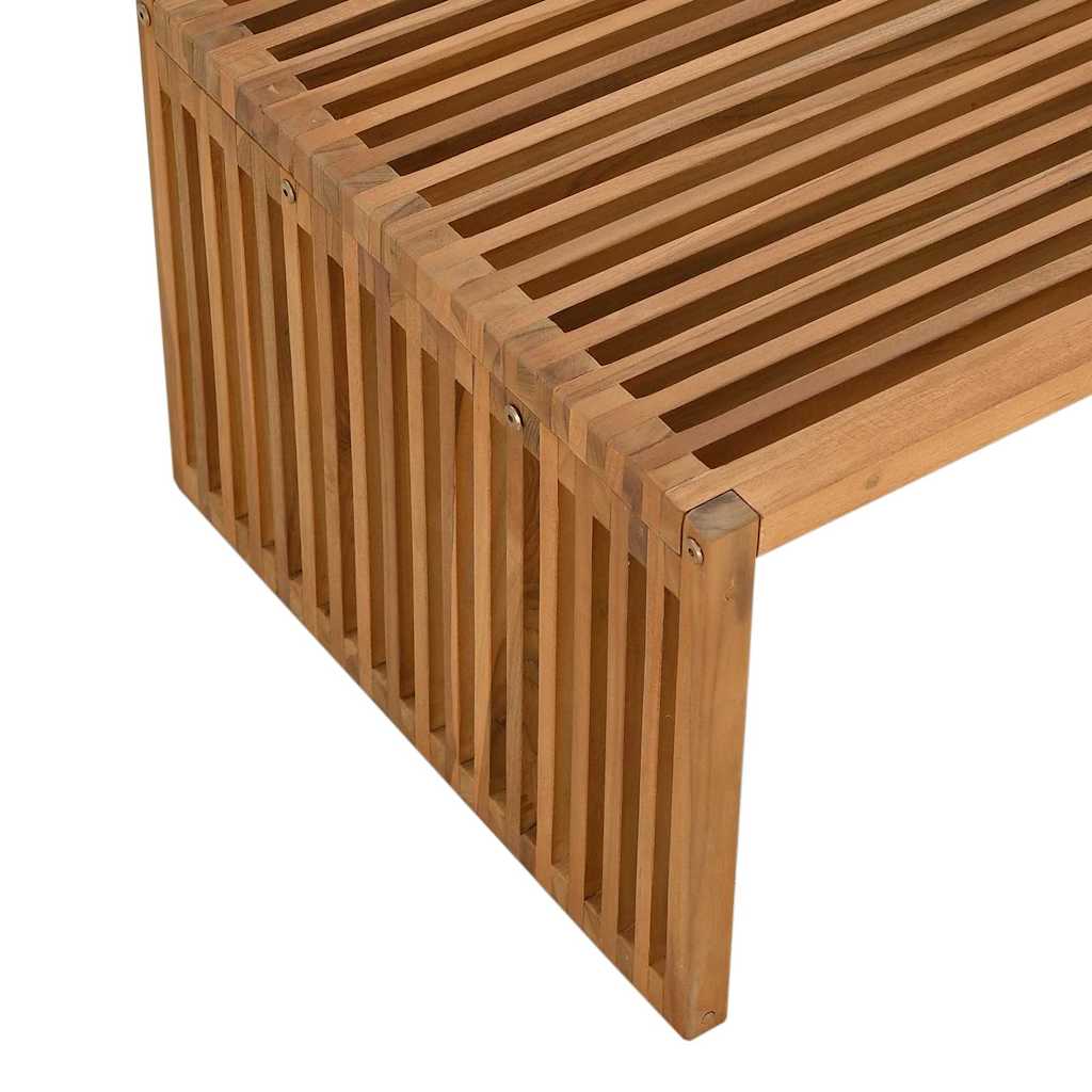 Vrtni bočni stol Smeđa 90 x 50 x 36 cm Čvrsto teak drvo