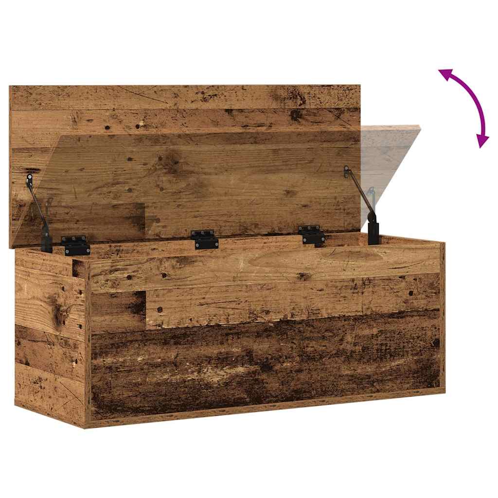 Kutija za spremanje s pohranom Staro drvo 90 x 35 x 35 cm