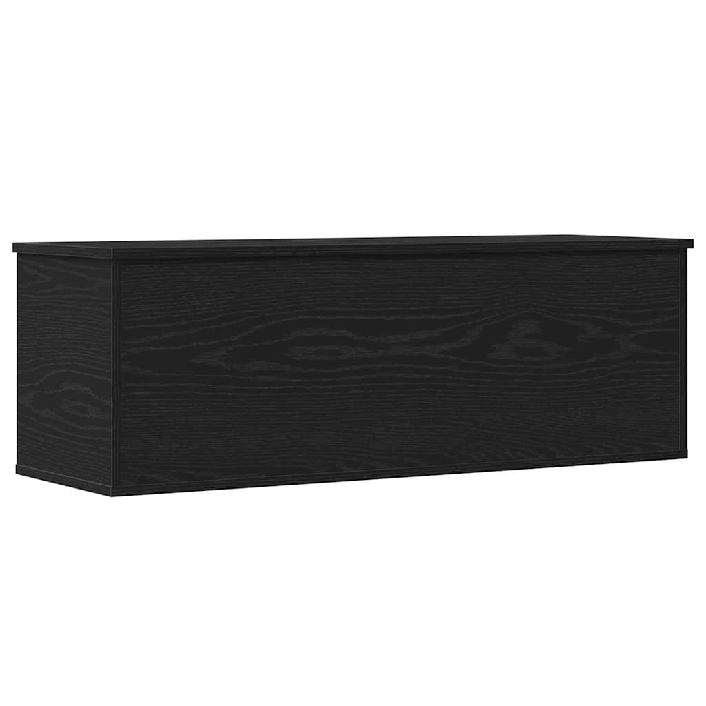 Kutija za spremanje s pohranom Crni hrast 102 x 35 x 35 cm