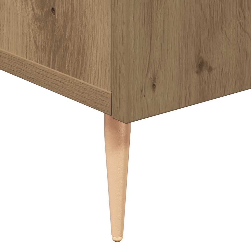 Kreveta Umjetnički hrast 90 x 34 x 80 cm Konstruirano drvo