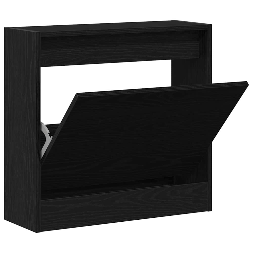 Ormar za cipele Crni hrast 60 x 21 x 57 cm Konstruirano drvo