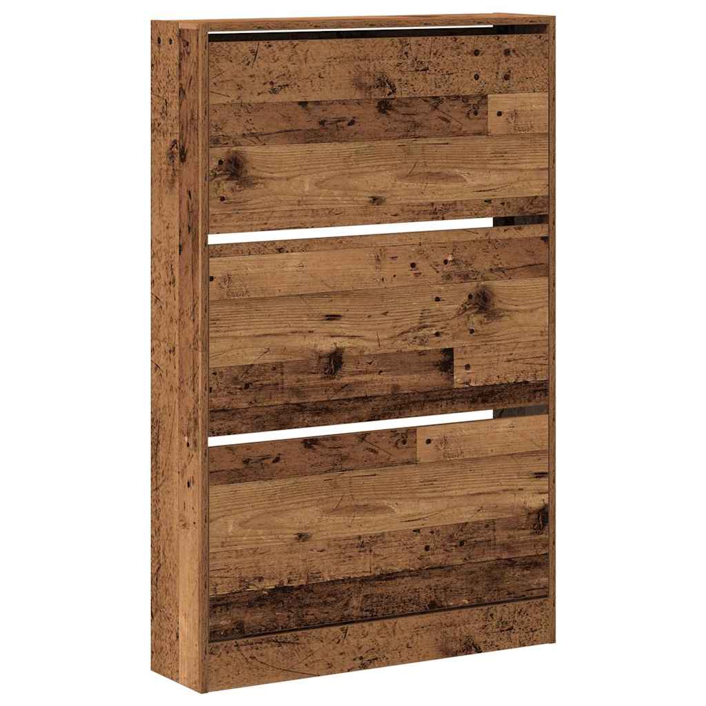 Ormar za cipele Staro drvo 80 x 21 x 125,5 cm Konstruirano drvo