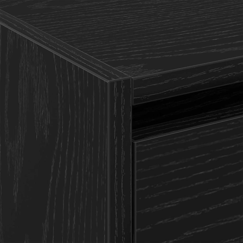 Ormar za cipele Crni hrast 80 x 21 x 125,5 cm Konstruirano drvo