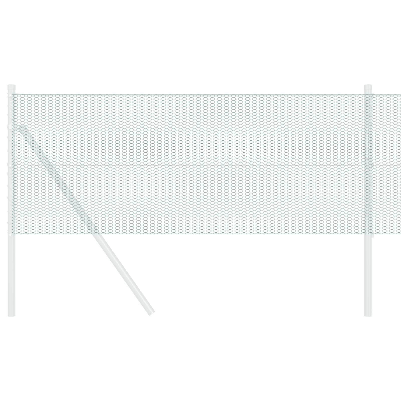 Heksagonalna ograda Zelena 0,5 x 10 m PVC