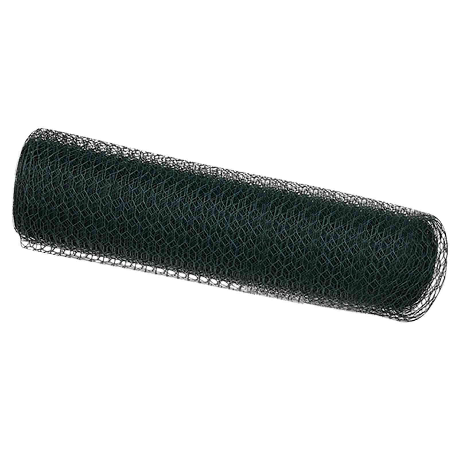 Heksagonalna ograda Zelena 0,8 x 10 m PVC