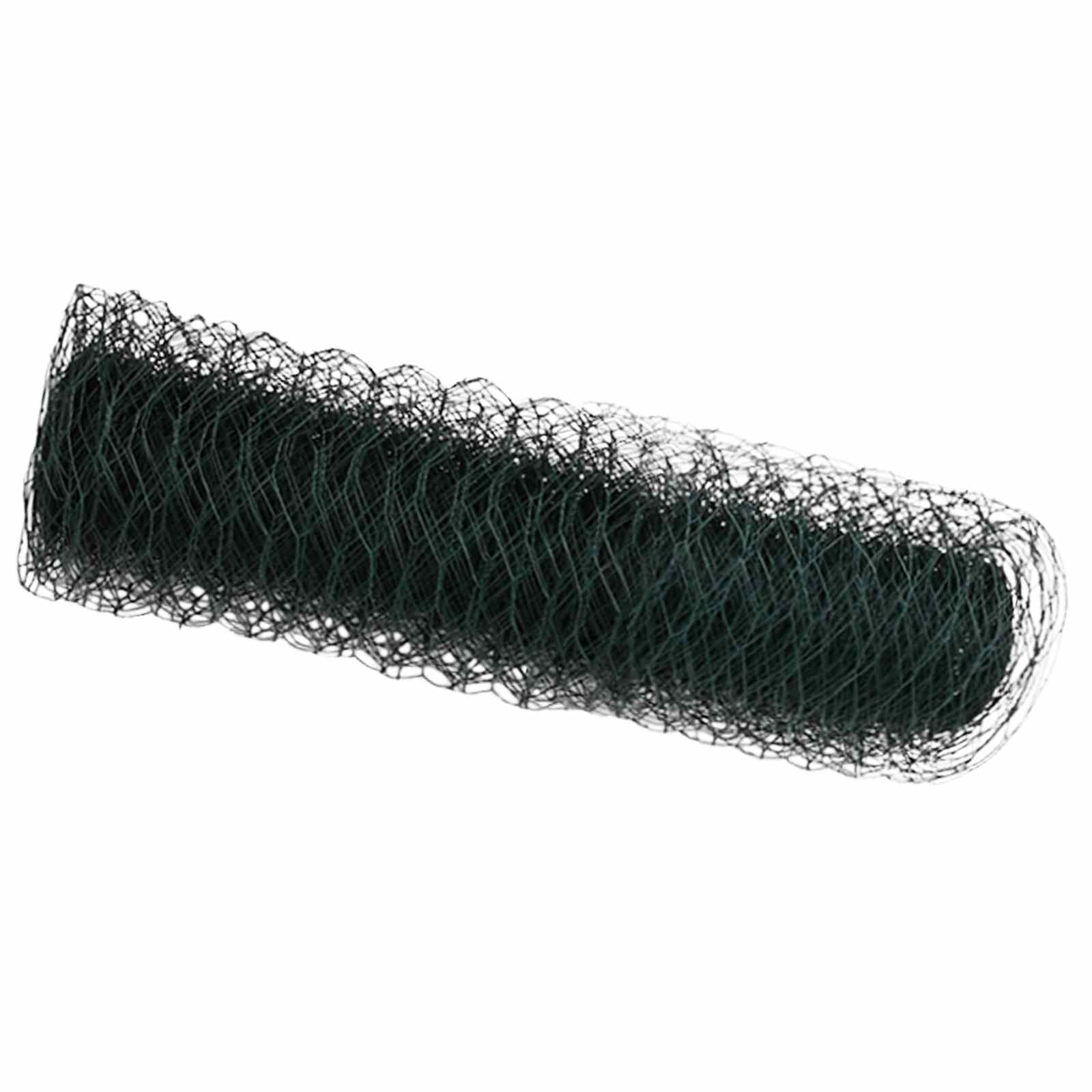 Heksagonalna ograda Zelena 0,8 x 10 m PVC