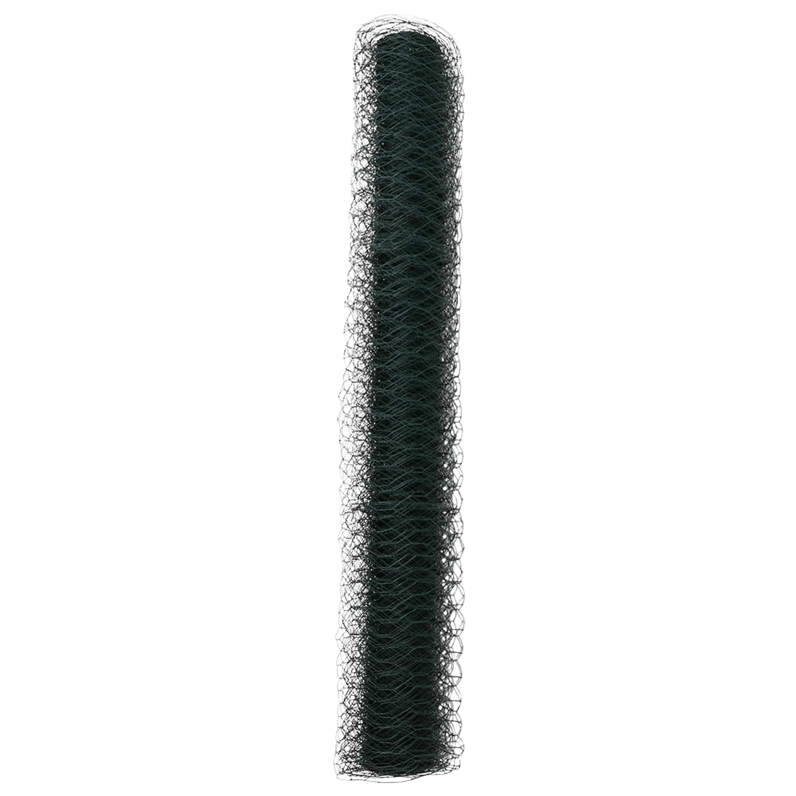 Heksagonalna ograda Zelena 1 x 10 m PVC