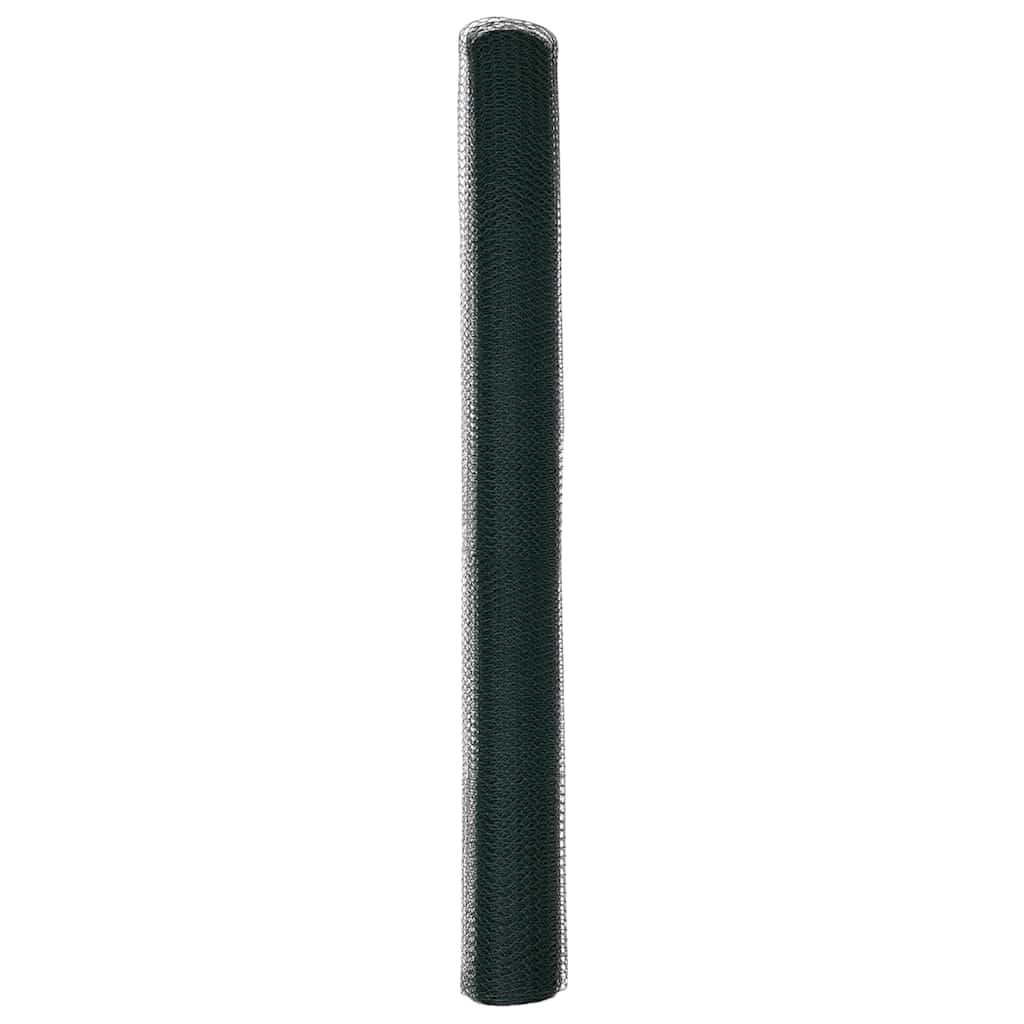 Heksagonalna ograda Zelena 1,5 x 10 m PVC
