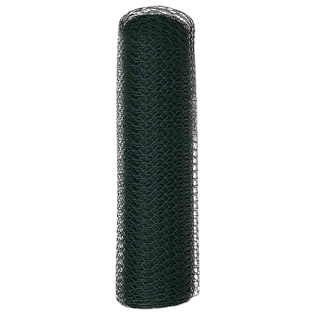 Heksagonalna ograda Zelena 0,8 x 25 m PVC