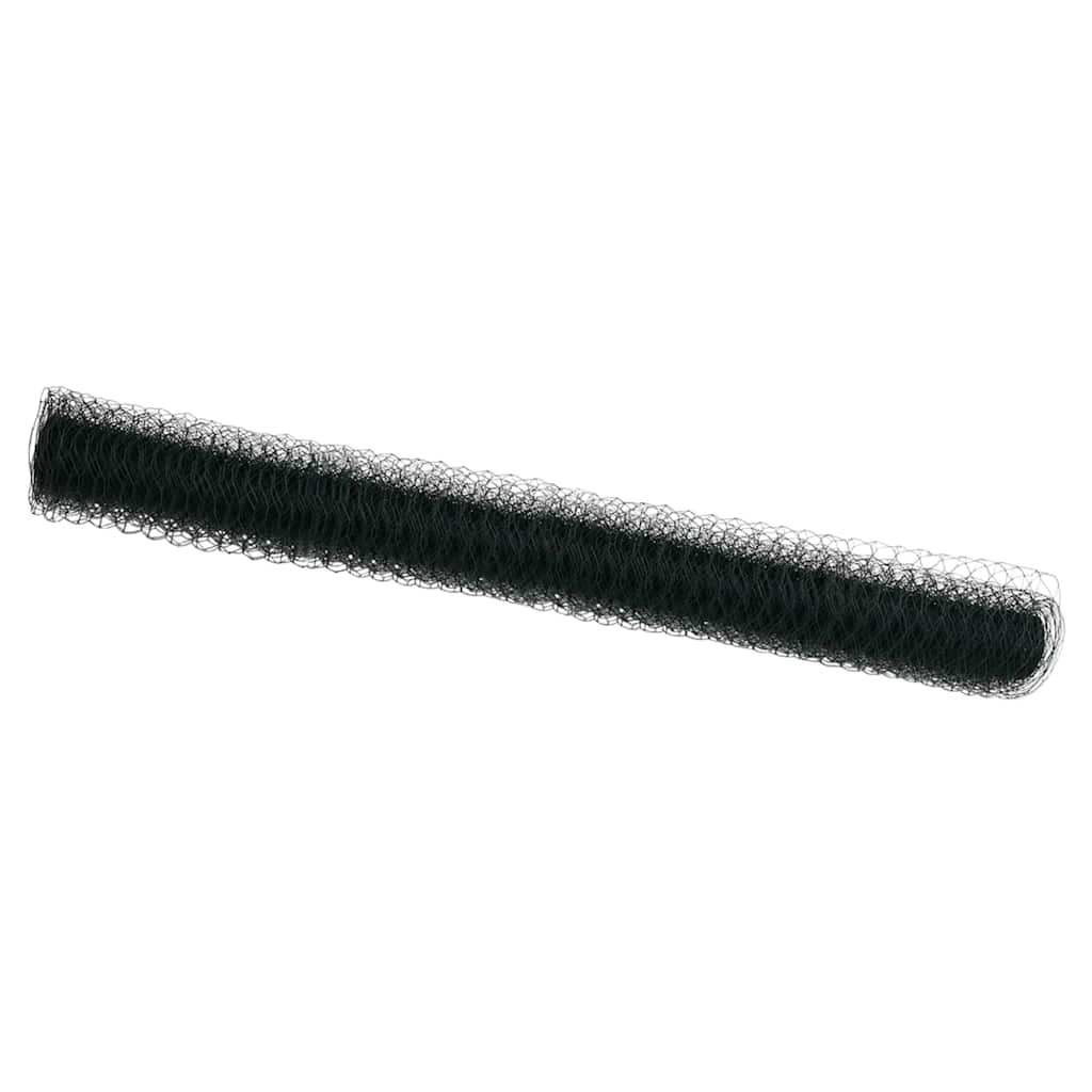 Heksagonalna ograda 1,6 x 25 m PVC Zelena