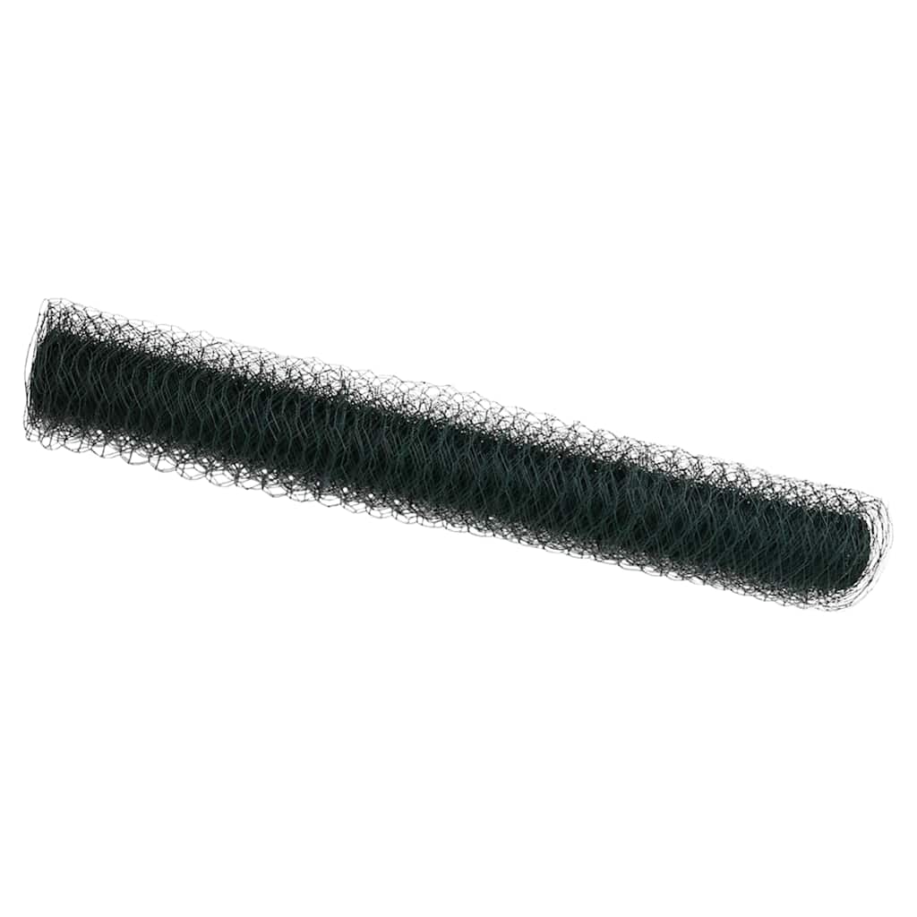 Heksagonalna ograda 1 x 50 m PVC Zelena