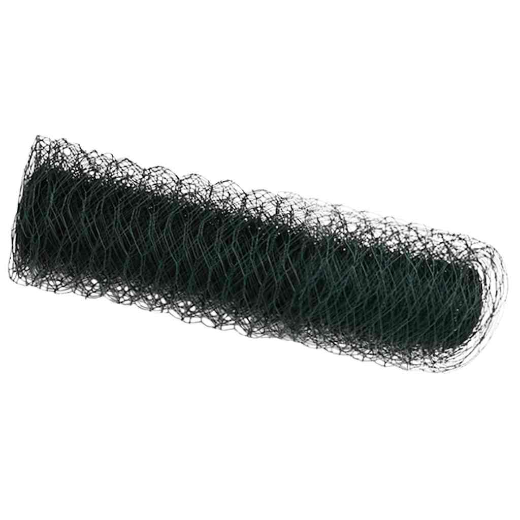 Heksagonalna ograda Zelena 0,5 x 100 m PVC