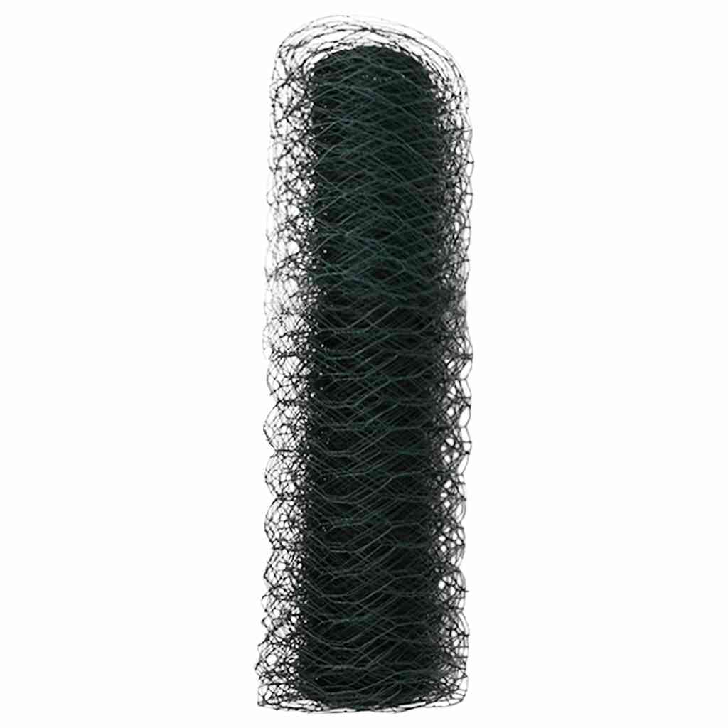 Heksagonalna ograda Zelena 0,5 x 100 m PVC