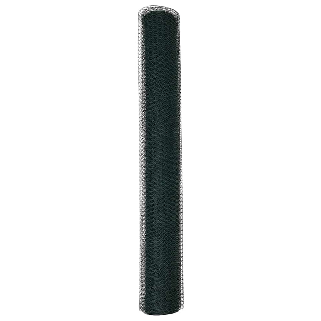 Heksagonalna ograda Zelena 1,2 x 100 m PVC